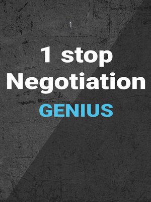 cover image of 1 stop Negotiation Genius
